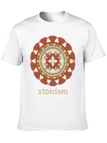 Stoicism Mandala Graphic T-Shirt - Stylish Unisex Tee product image 1