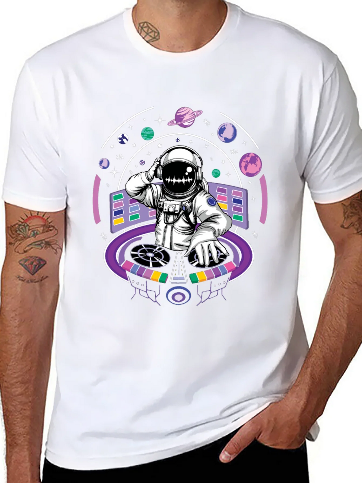 DJ Astronaut T-Shirt - Cosmic Beats product image 10