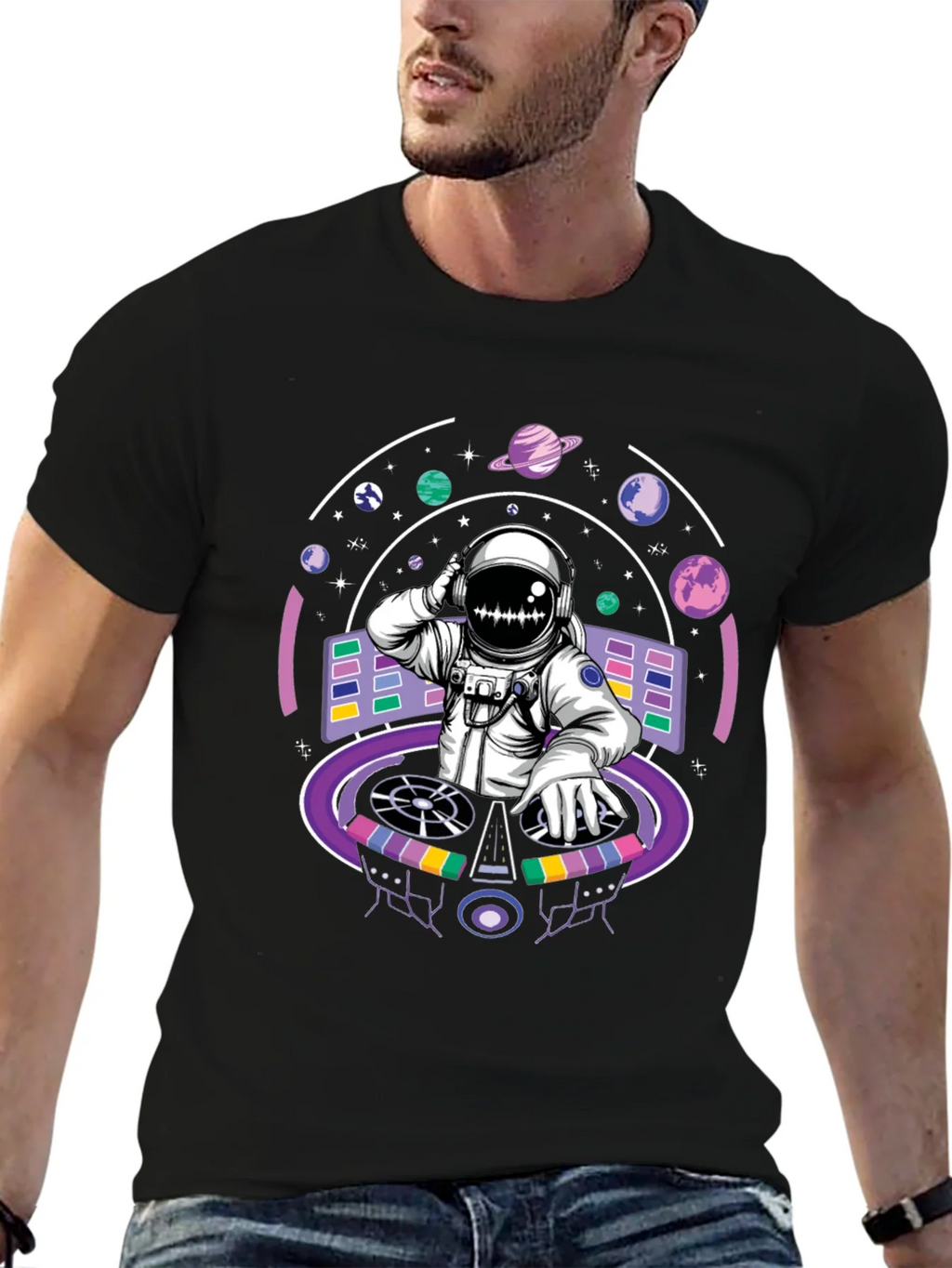 DJ Astronaut T-Shirt - Cosmic Beats product image 9