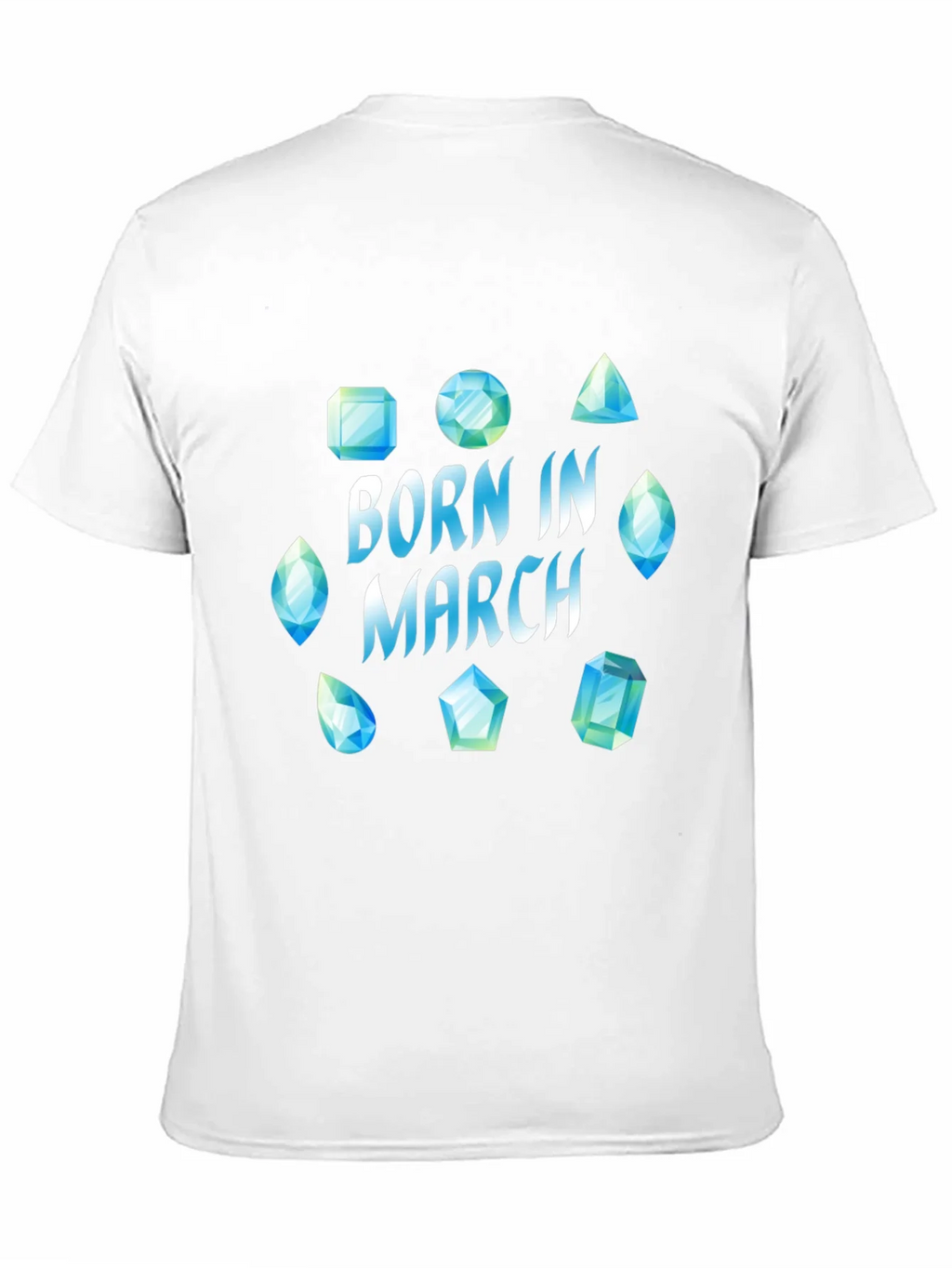 Born in March Gemstone T-Shirt product image 2