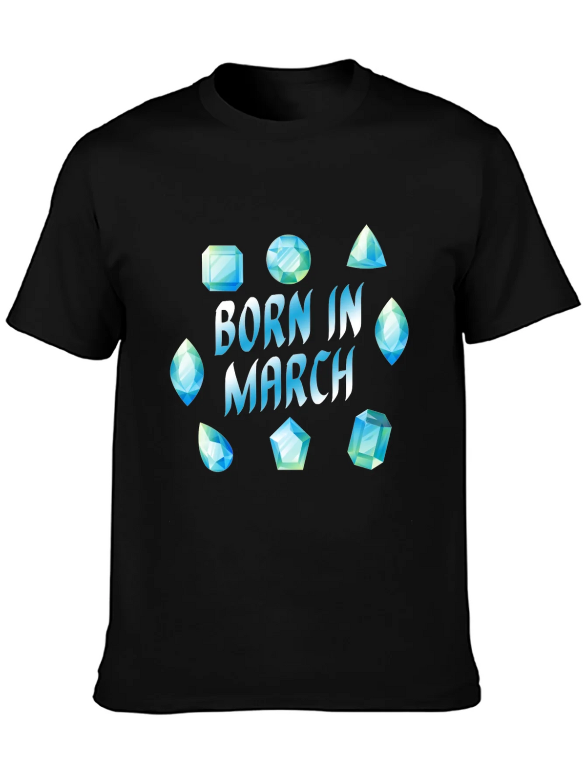 Born in March Gemstone T-Shirt product image 6
