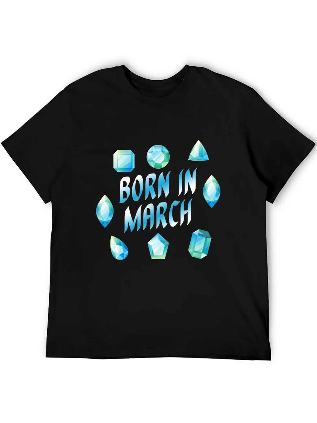 Born in March Gemstone T-Shirt product image 8