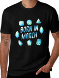 Born in March Gemstone T-Shirt product image 1