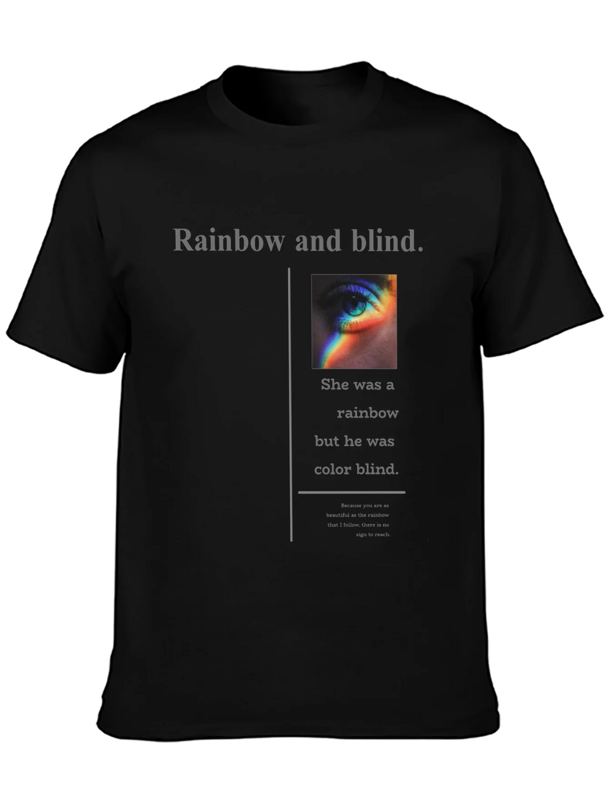 Rainbow and Blind Graphic Tee product image 6