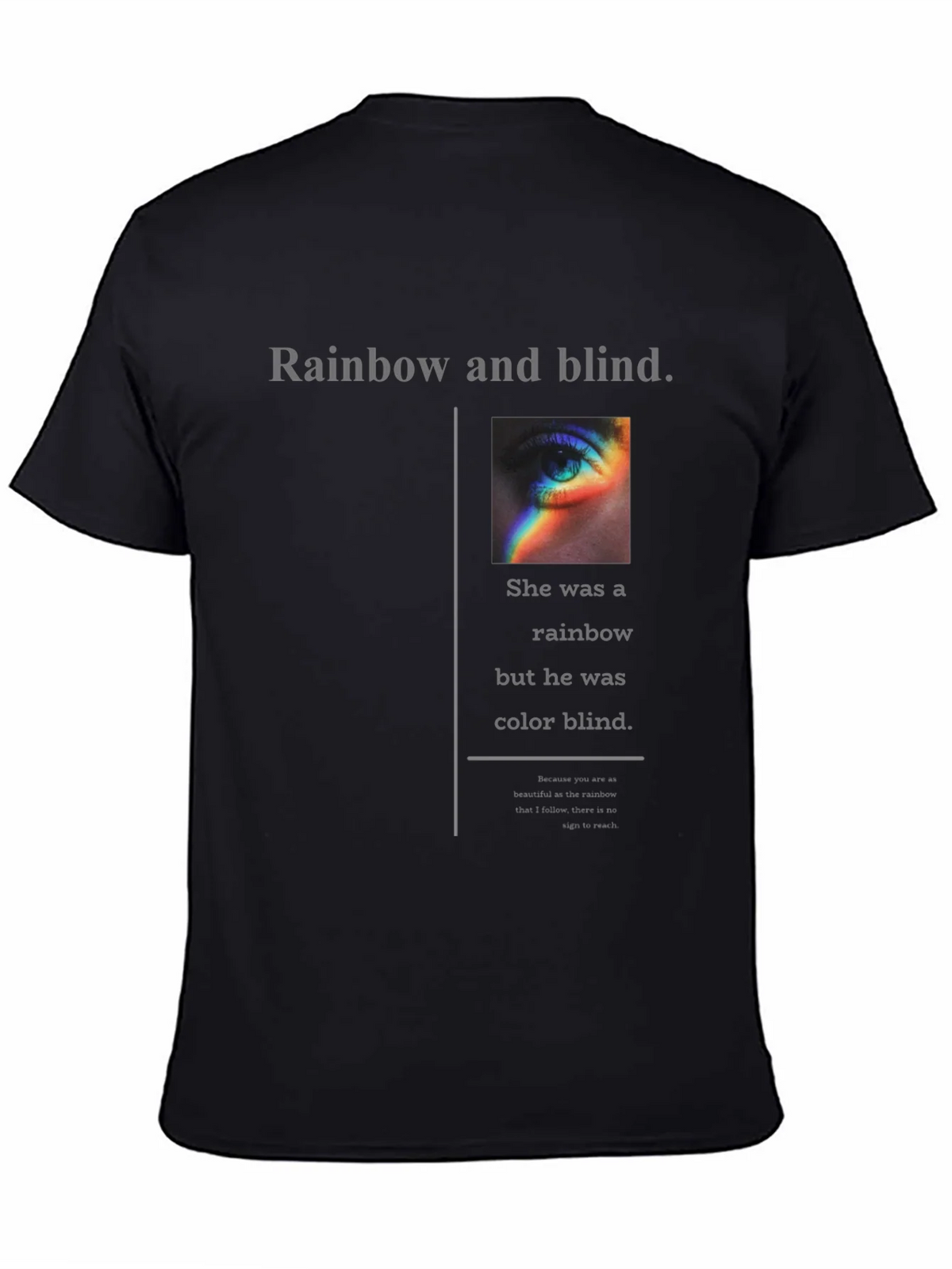 Rainbow and Blind Graphic Tee product image 7