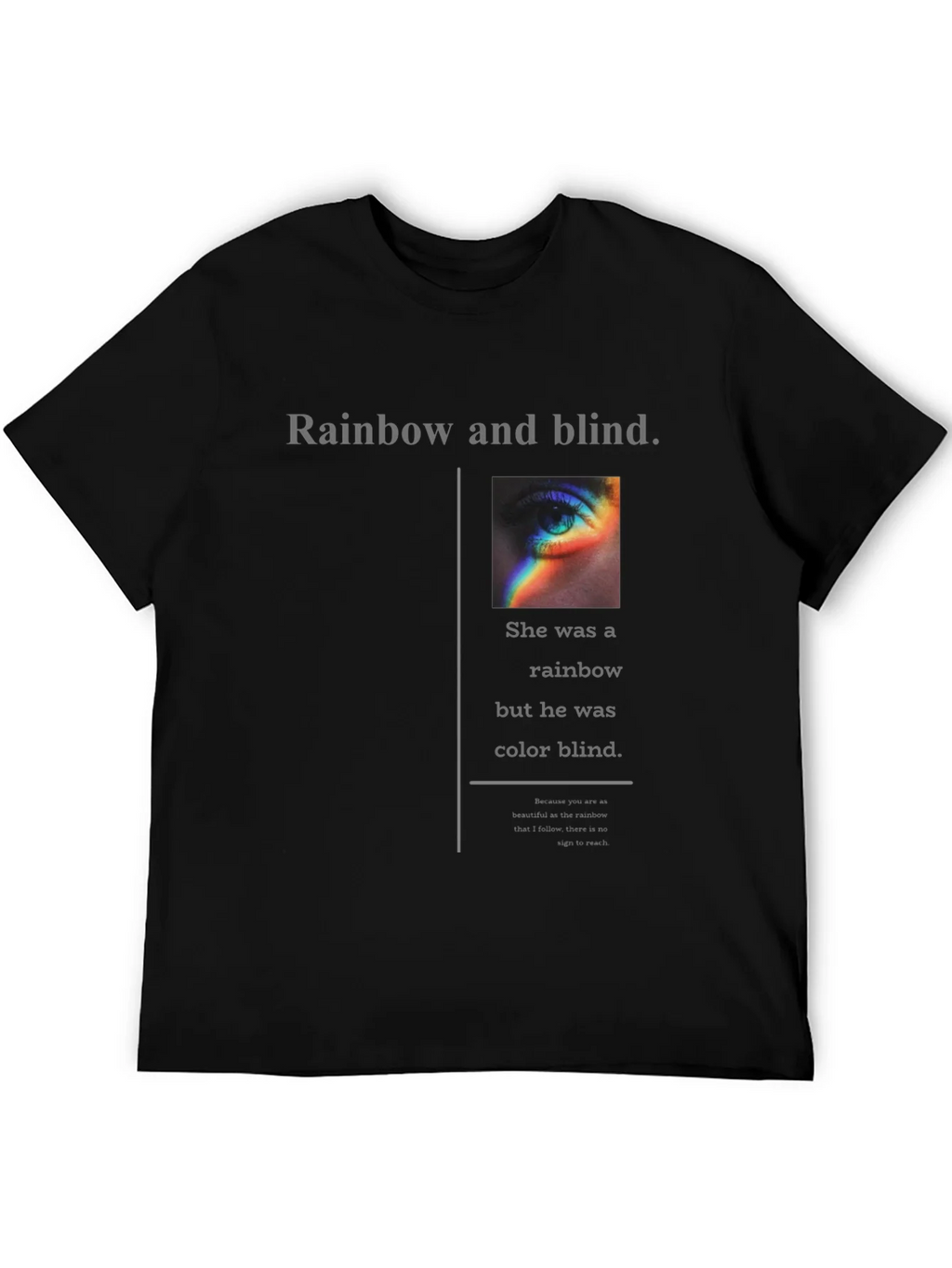 Rainbow and Blind Graphic Tee product image 8