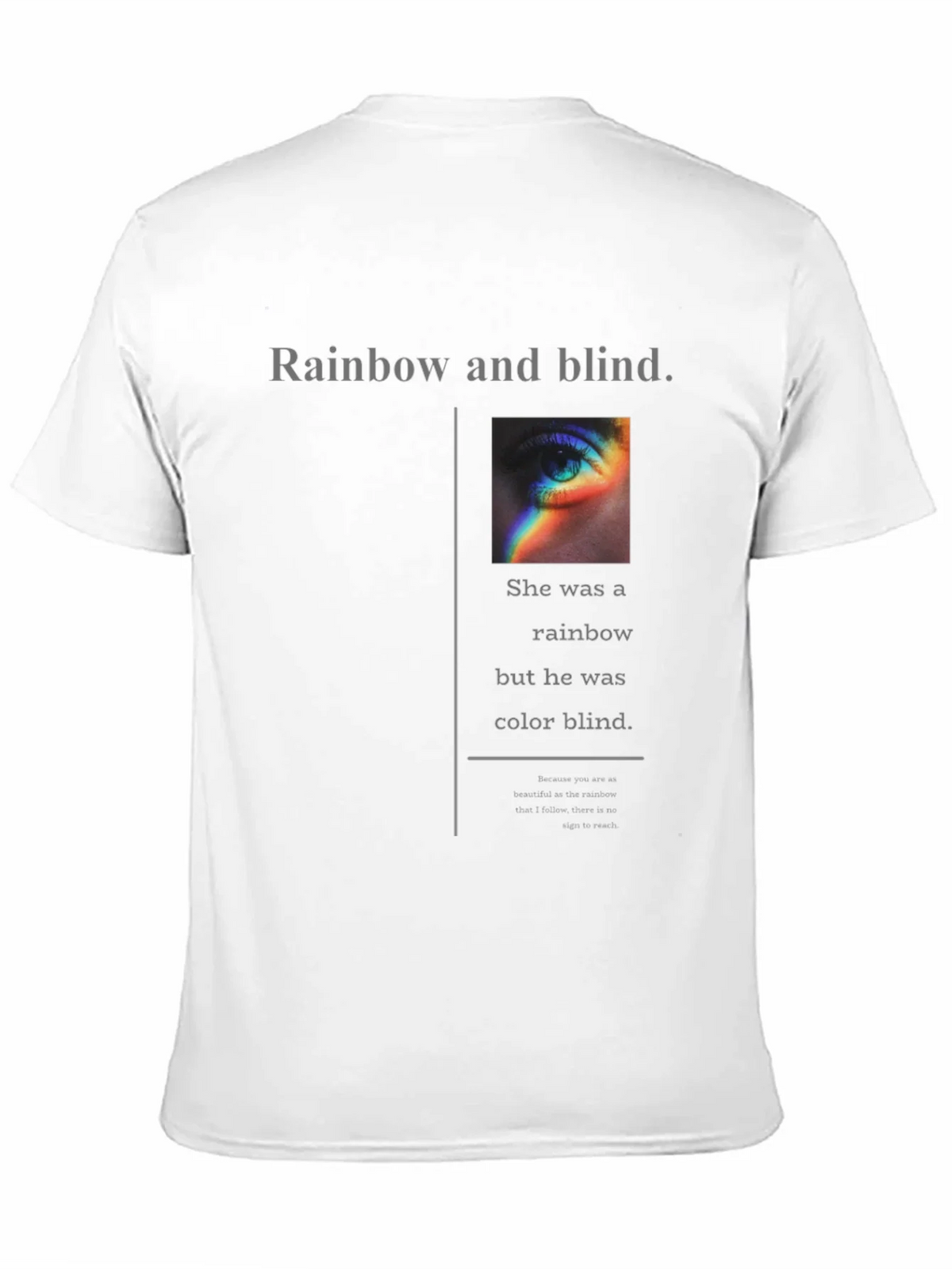 Rainbow and Blind Graphic Tee product image 2