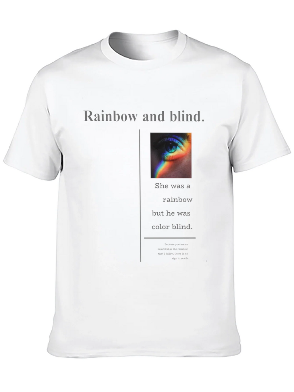 Rainbow and Blind Graphic Tee product image 12