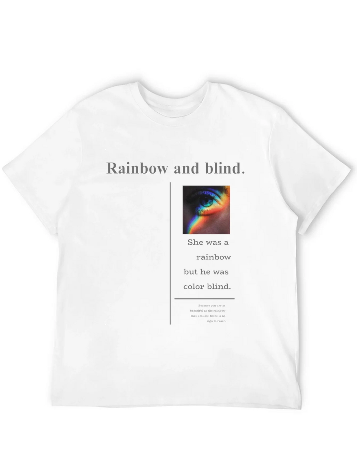 Rainbow and Blind Graphic Tee product image 3
