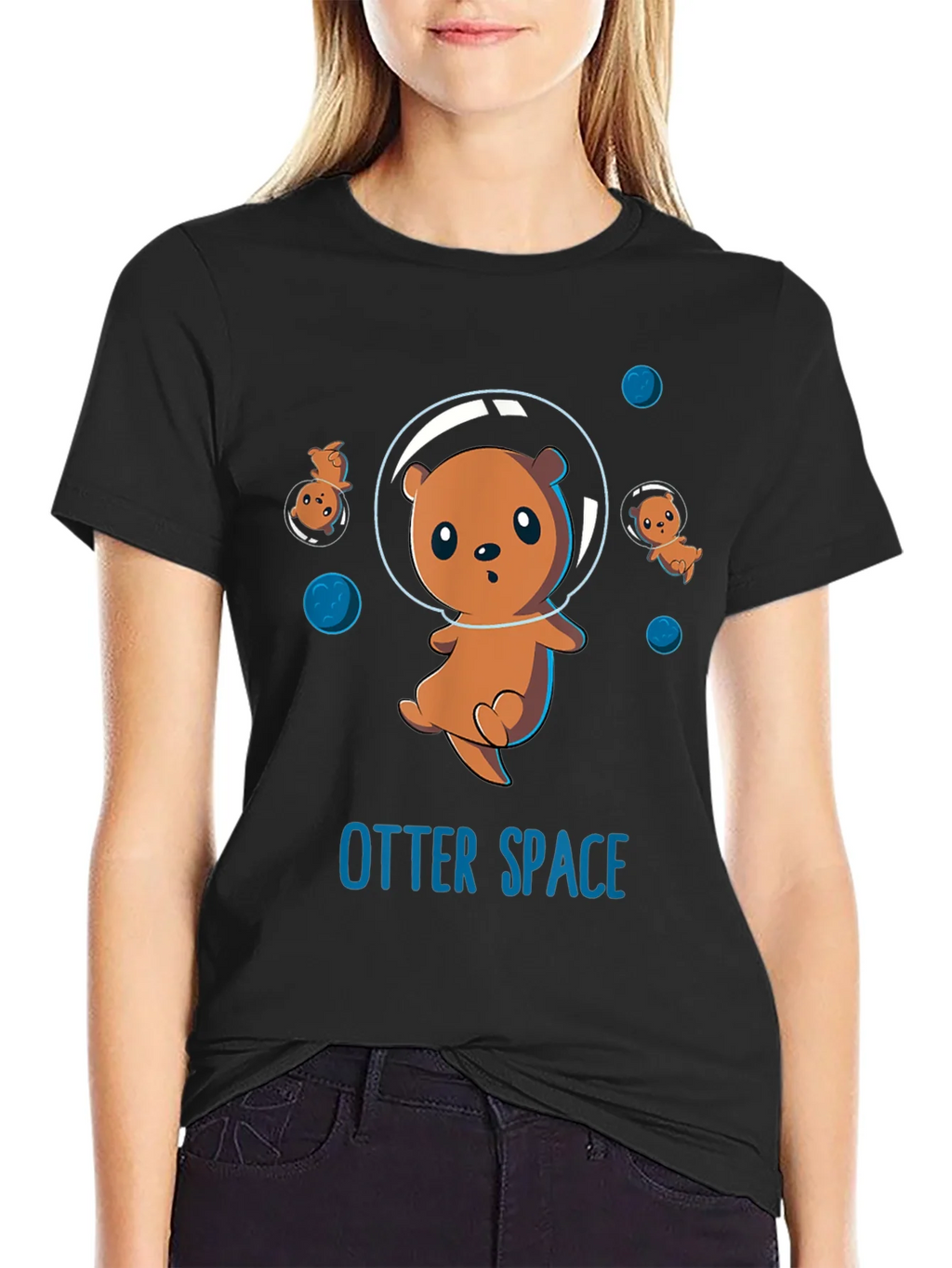 Otter Space Graphic T-Shirt product image 5