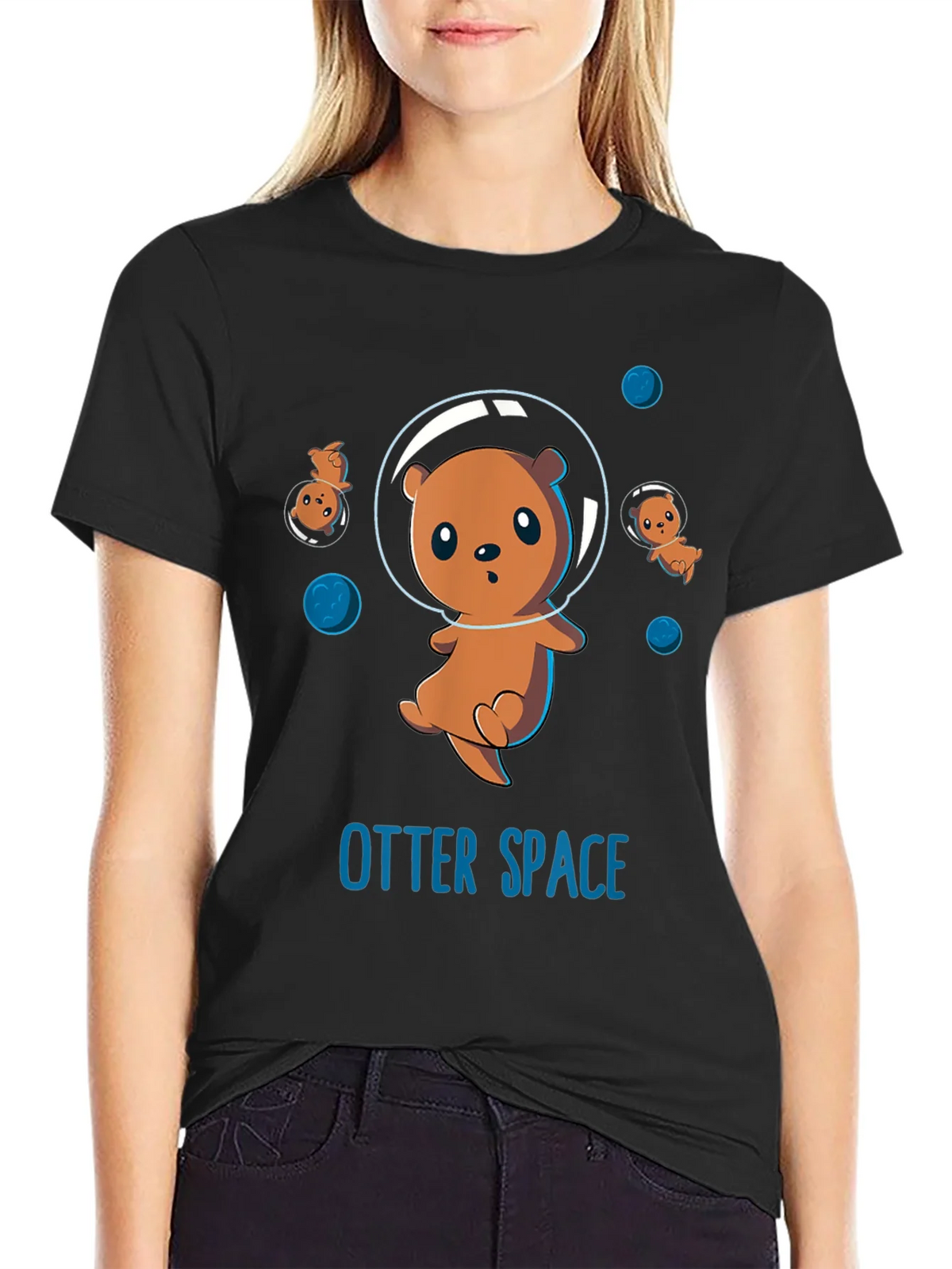 Otter Space Graphic T-Shirt product image 5