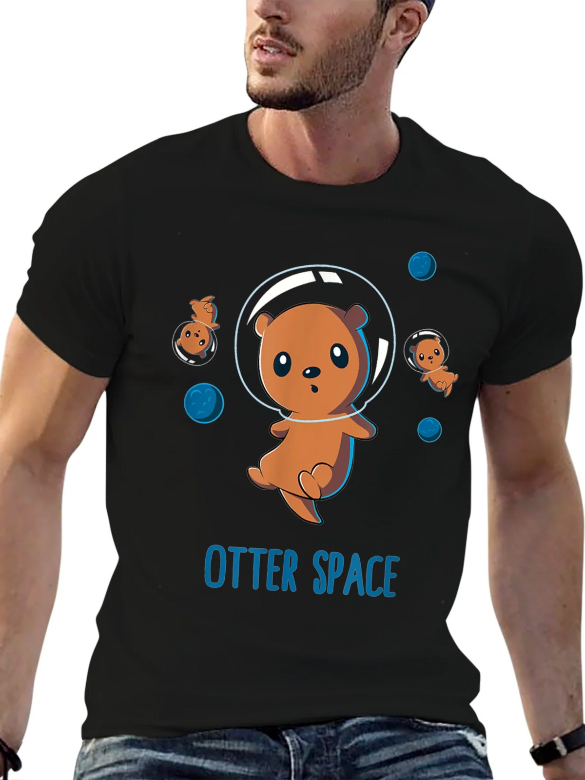 Otter Space Graphic T-Shirt product image 9