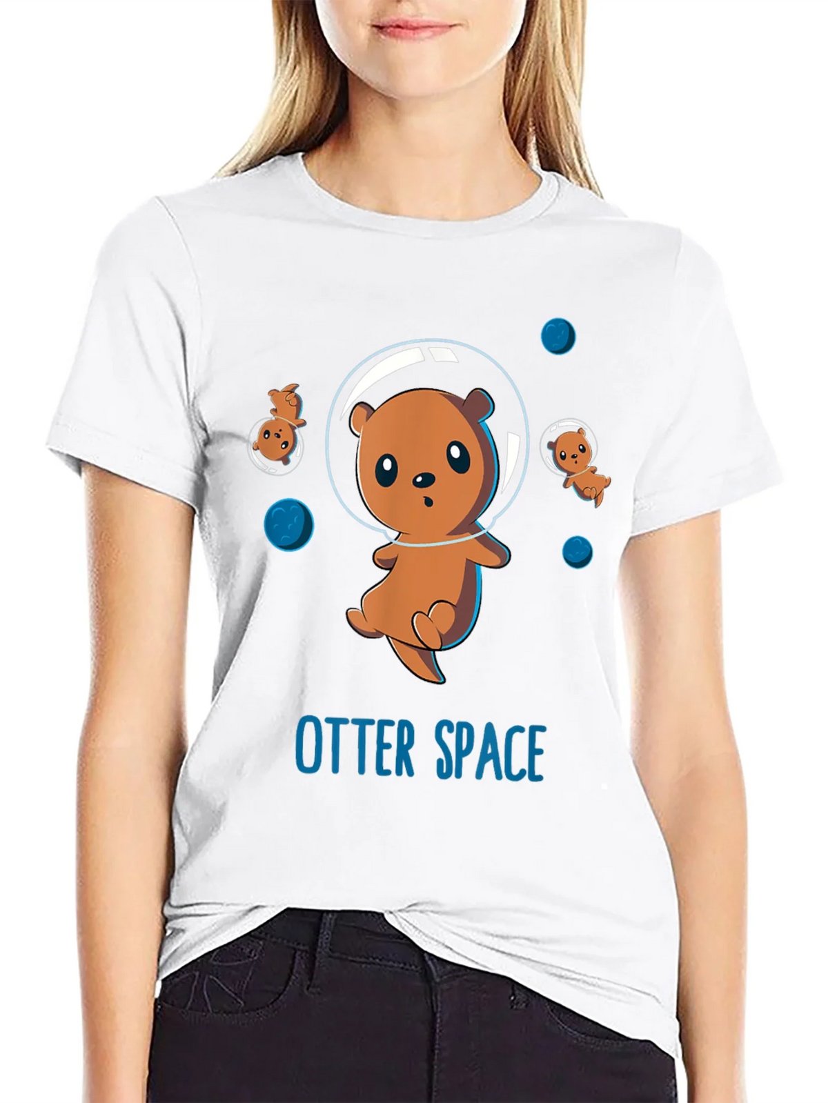 Otter Space Graphic T-Shirt product image 11