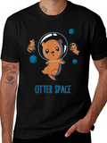 Otter Space Graphic T-Shirt product image 1