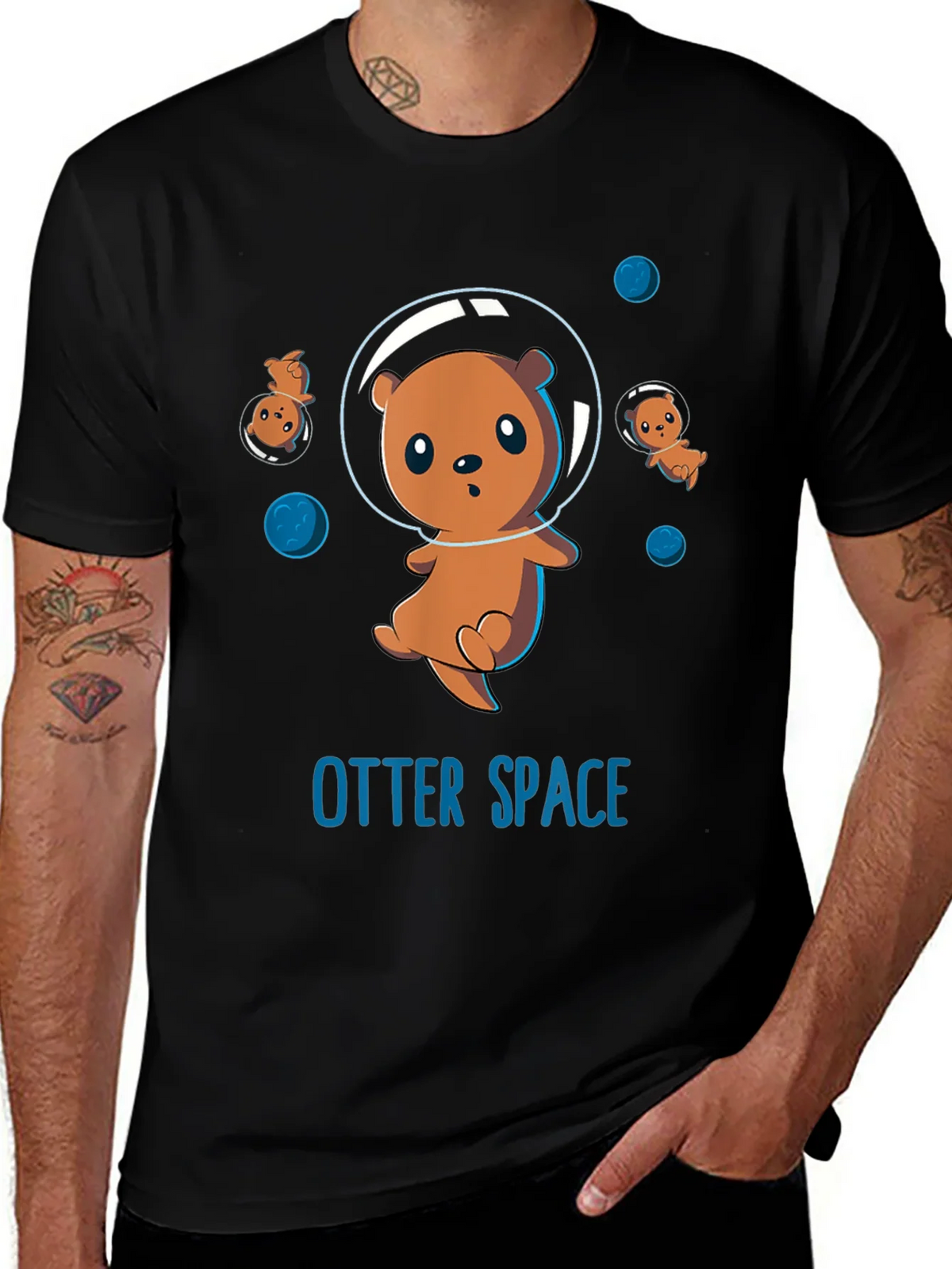 Otter Space Graphic T-Shirt product image 1