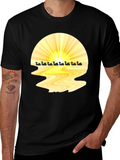 Sunrise Duck Row Black T-Shirt product image 1