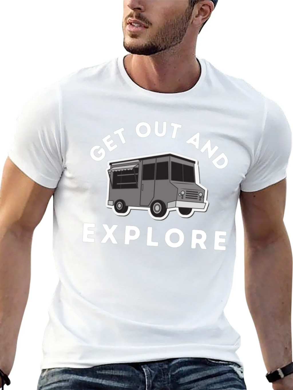 Get Out and Explore Graphic Tee product image 4