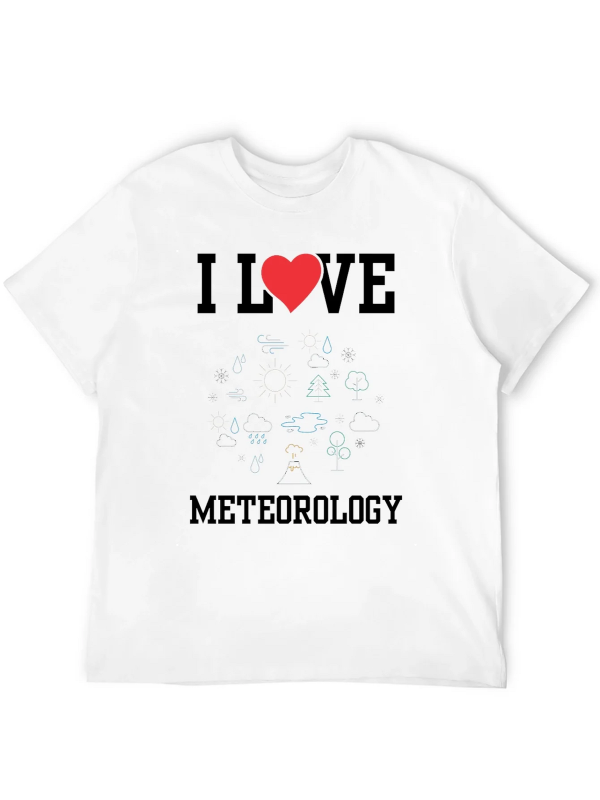 I Love Meteorology Graphic Tee product image 3