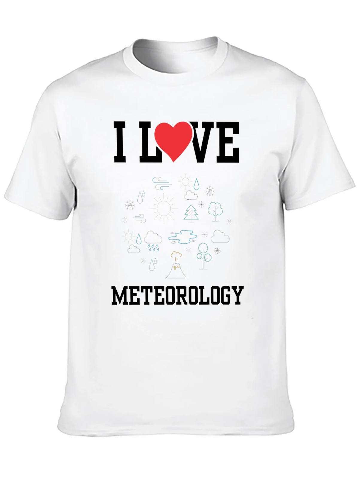 I Love Meteorology Graphic Tee product image 12
