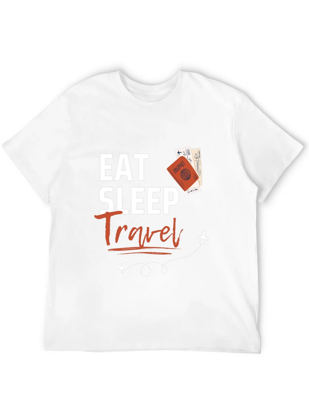 Eat Sleep Travel Black Graphic Tee product image 3