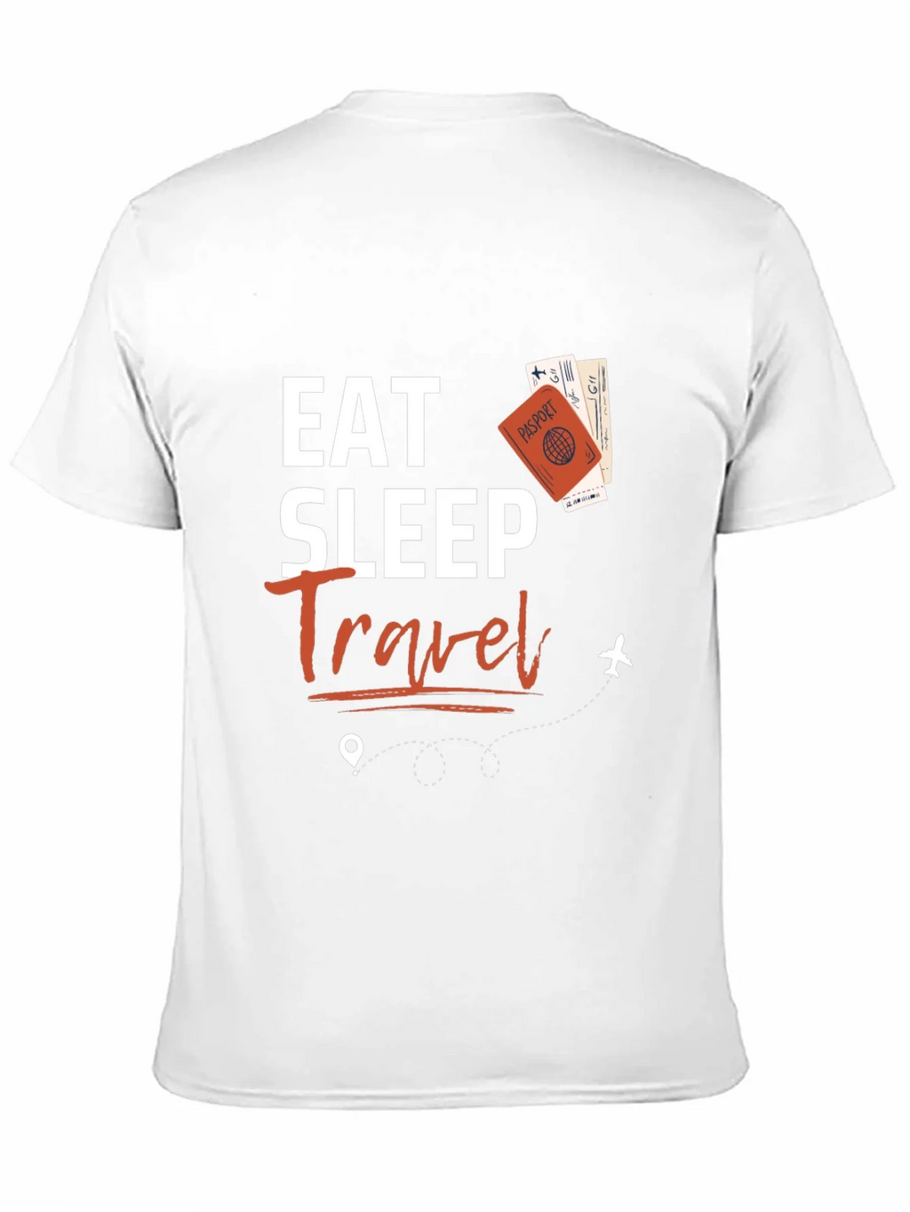 Eat Sleep Travel Black Graphic Tee product image 2