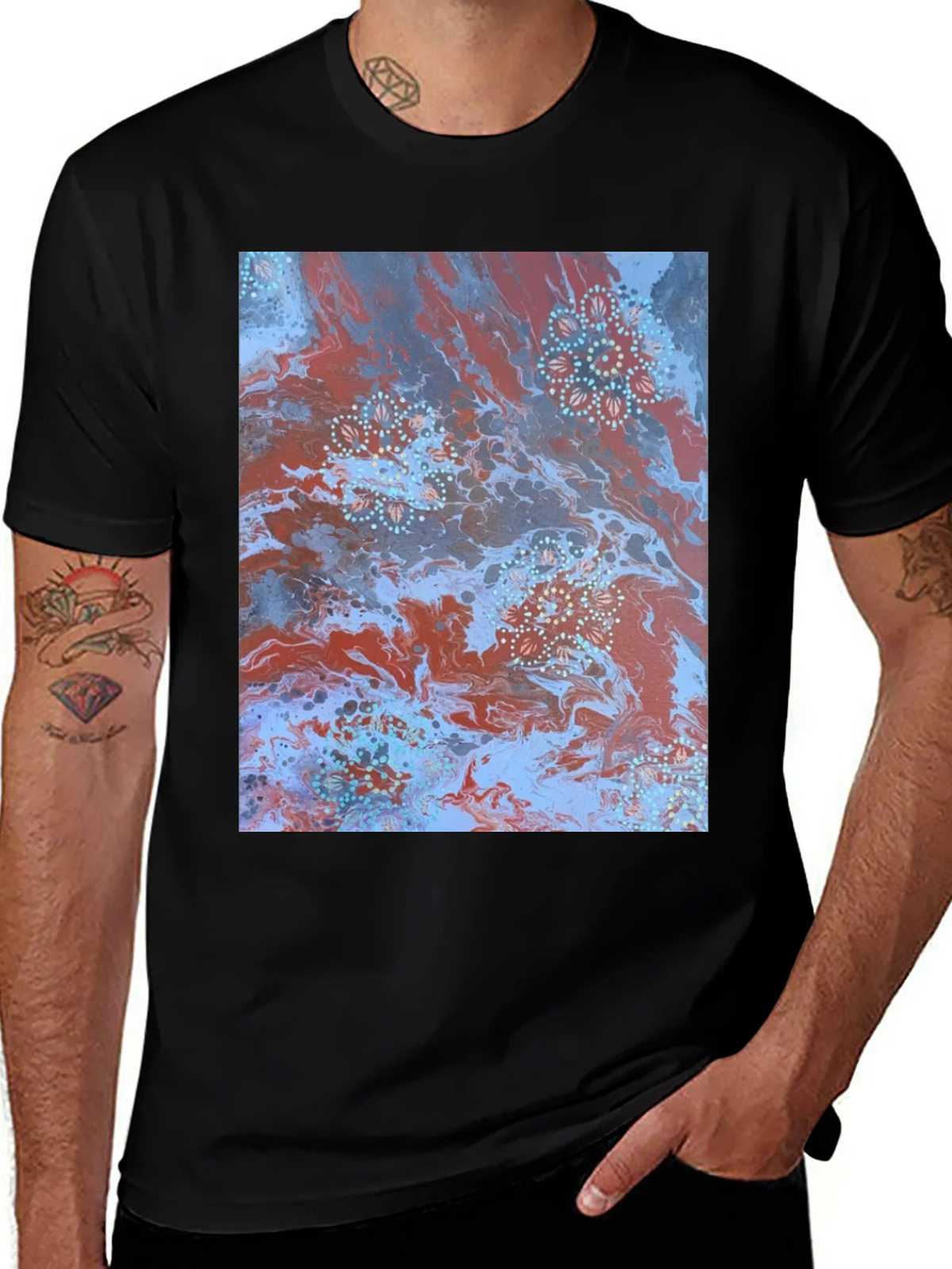 Abstract Art T-Shirt - Unique Graphic Tee product image 1