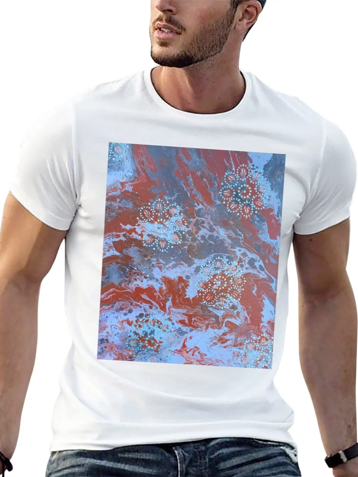 Abstract Art T-Shirt - Unique Graphic Tee product image 4