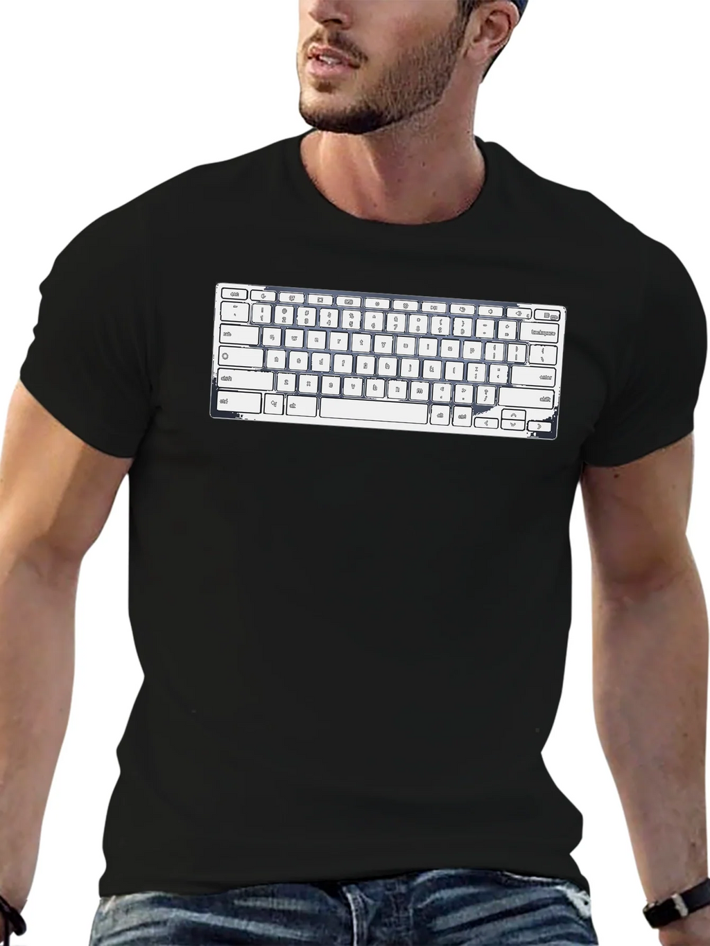 Keyboard Graphic T-Shirt - Tech Enthusiast Tee product image 9