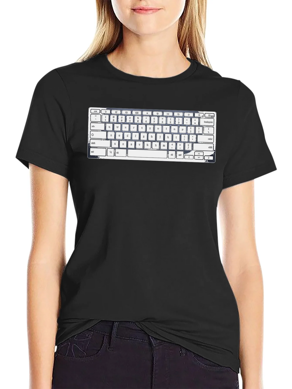 Keyboard Graphic T-Shirt - Tech Enthusiast Tee product image 5