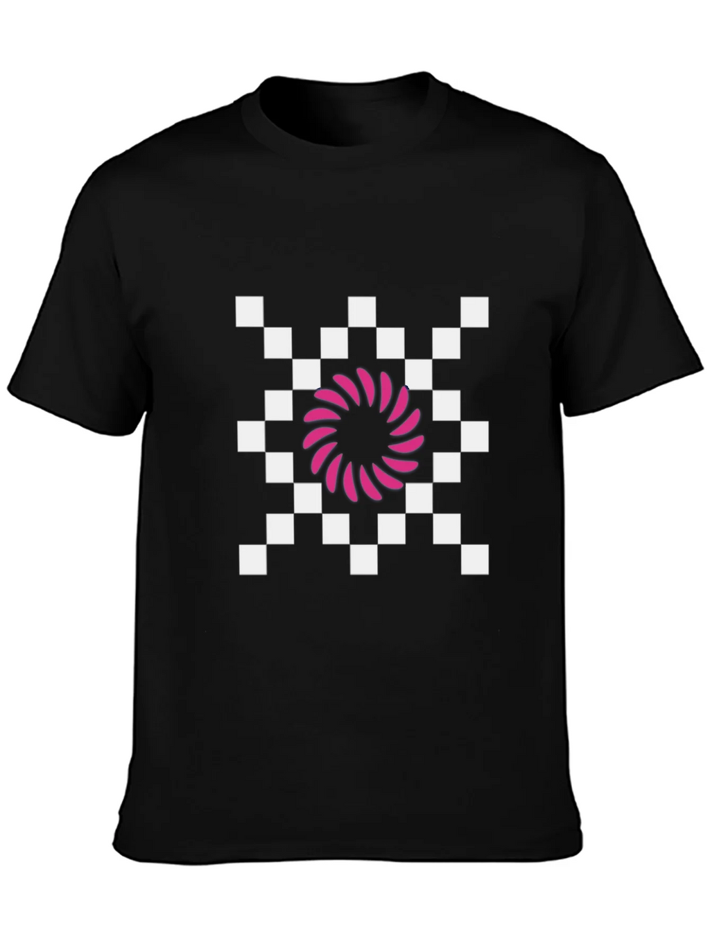 Retro Checkered Vortex T-Shirt product image 6