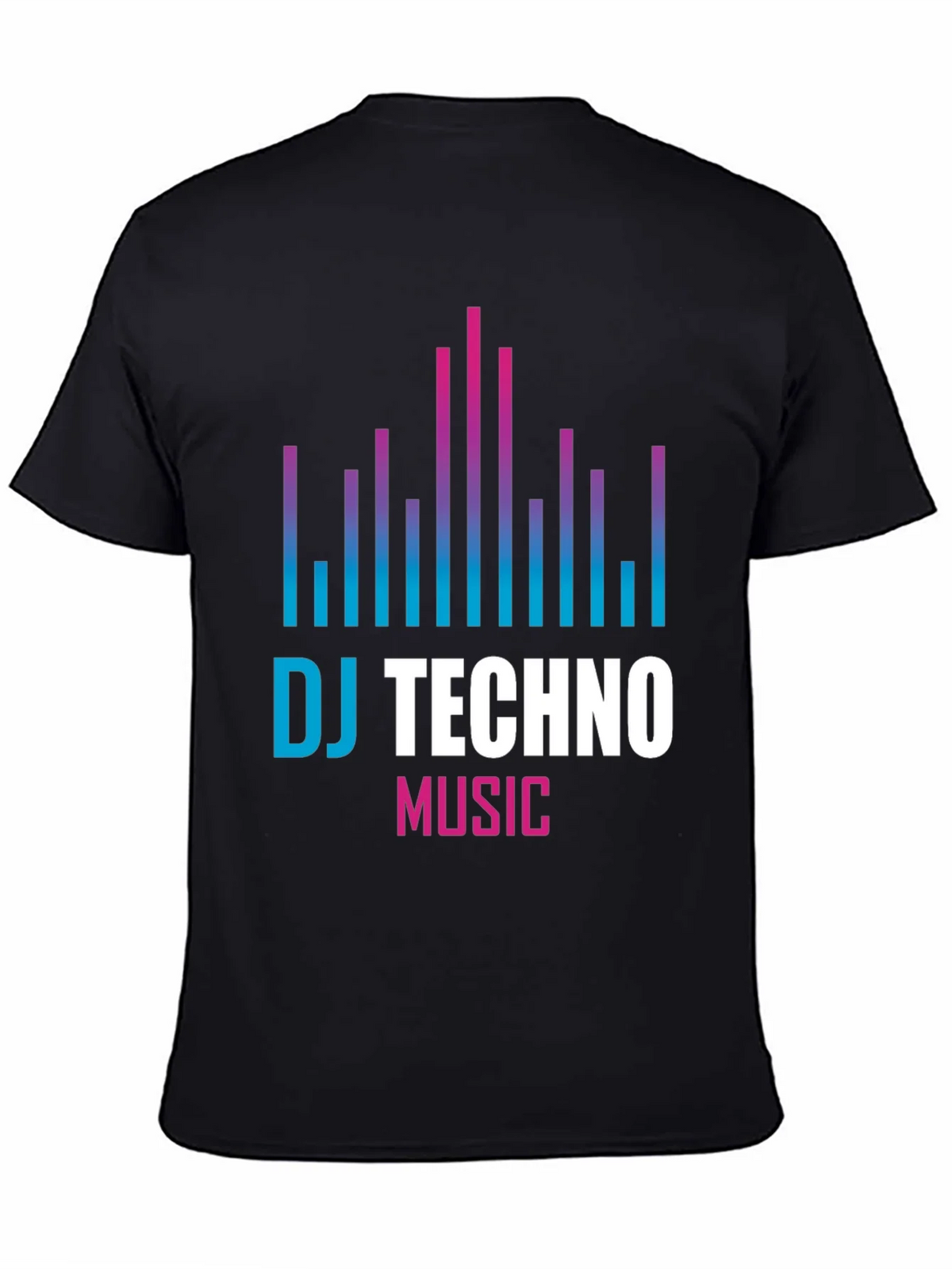 DJ Techno Music Graphic T-Shirt product image 7