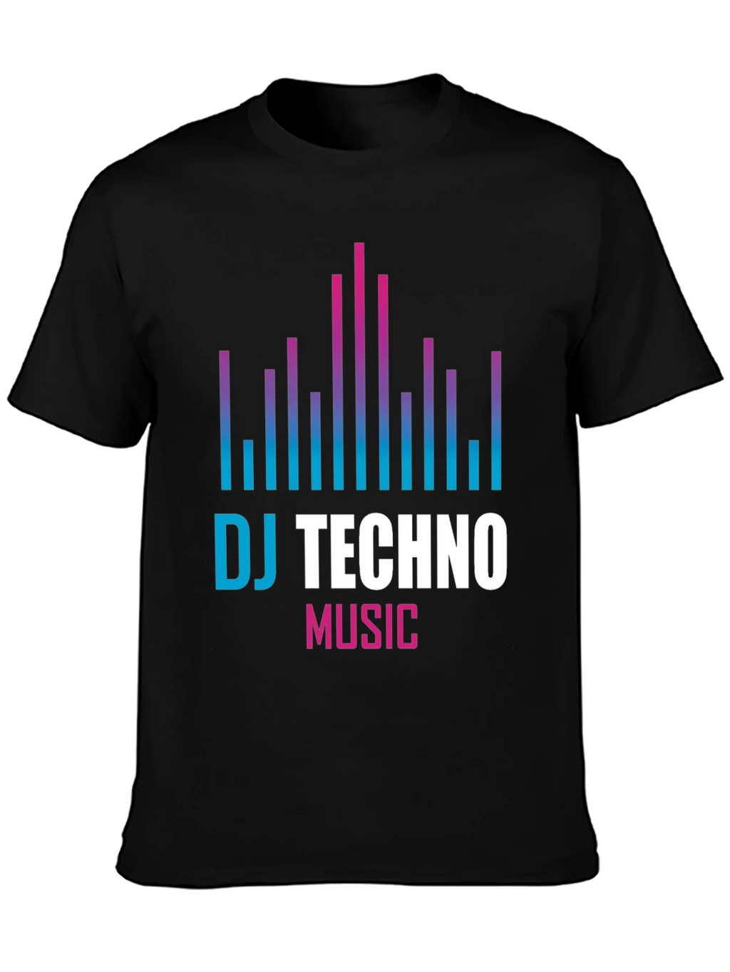 DJ Techno Music Graphic T-Shirt product image 6