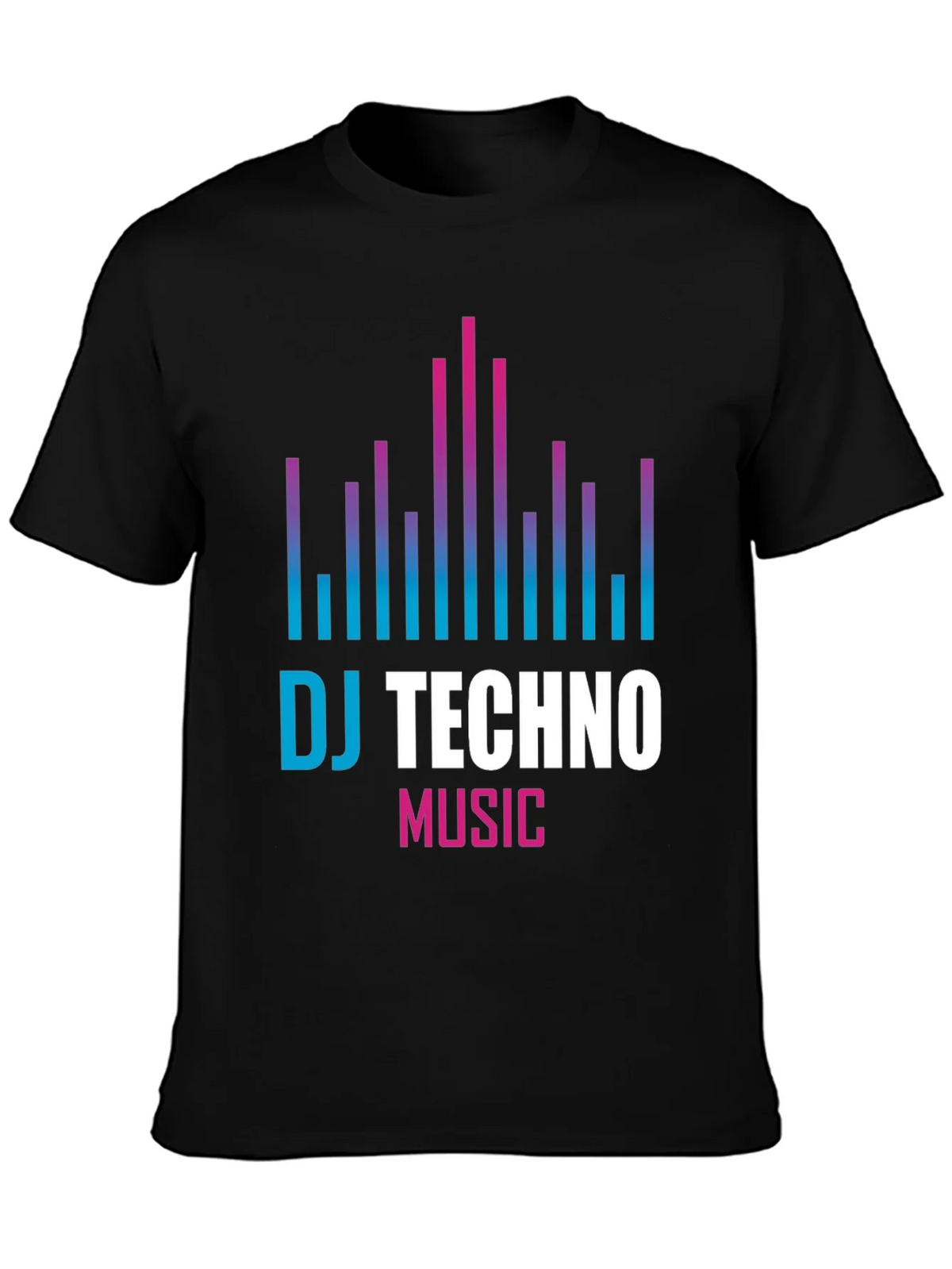 DJ Techno Music Graphic T-Shirt product image 6