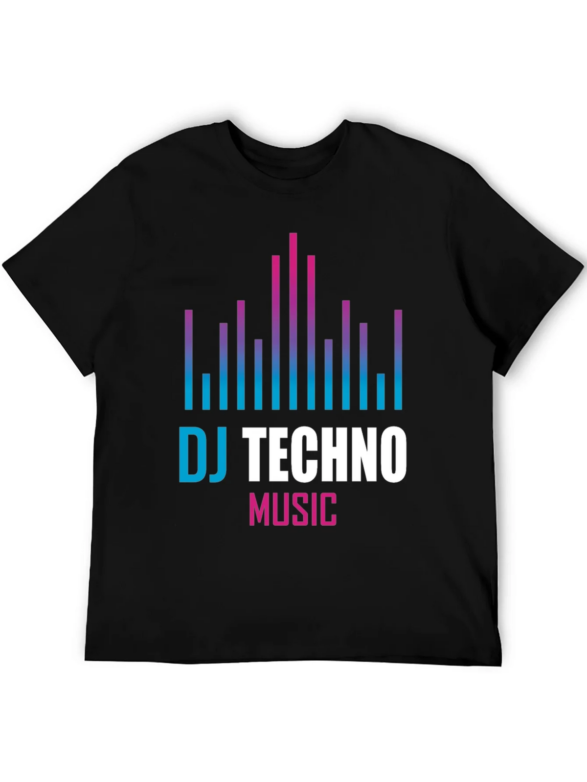DJ Techno Music Graphic T-Shirt product image 8