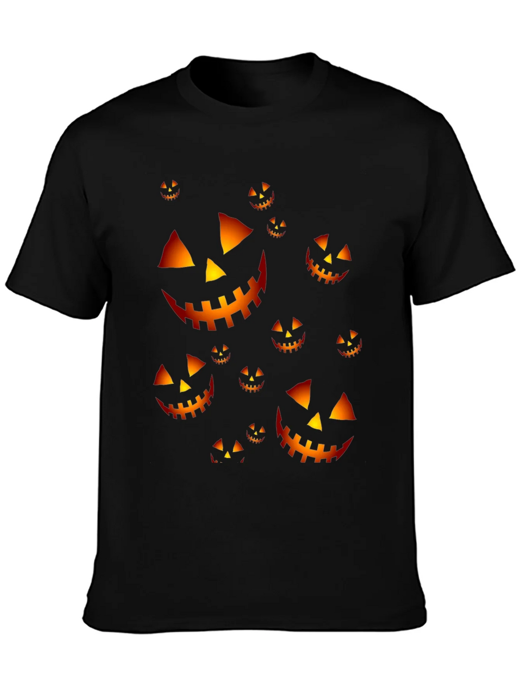 Halloween Pumpkin Face T-Shirt - Spooky Season product image 6