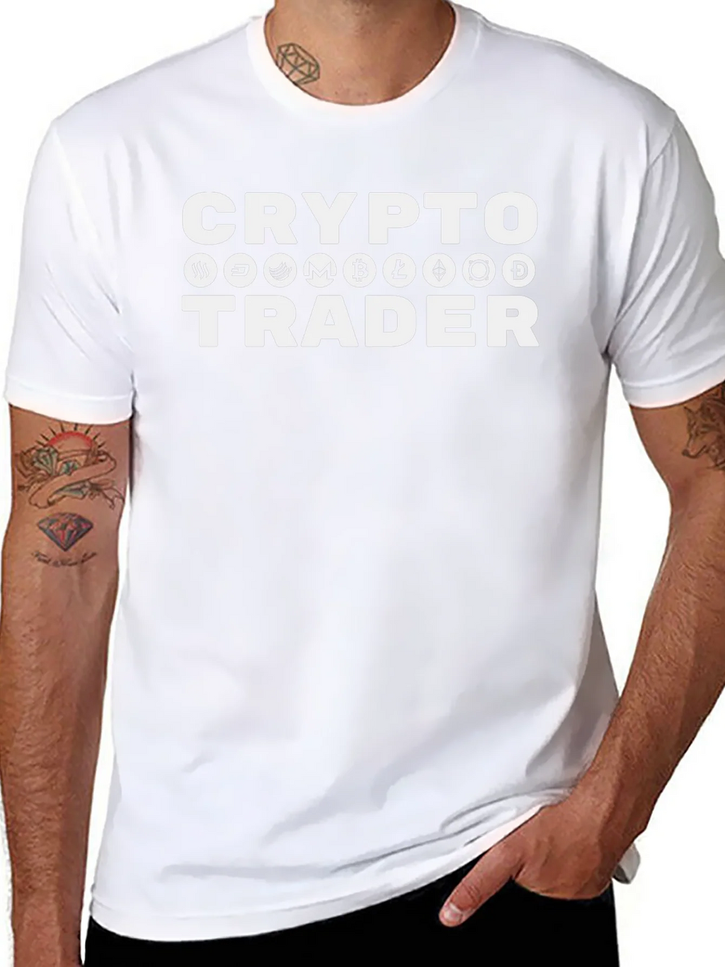 Crypto Trader T-Shirt - Black Cotton Tee product image 10