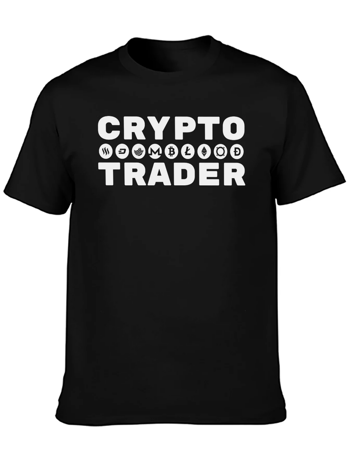 Crypto Trader T-Shirt - Black Cotton Tee product image 6
