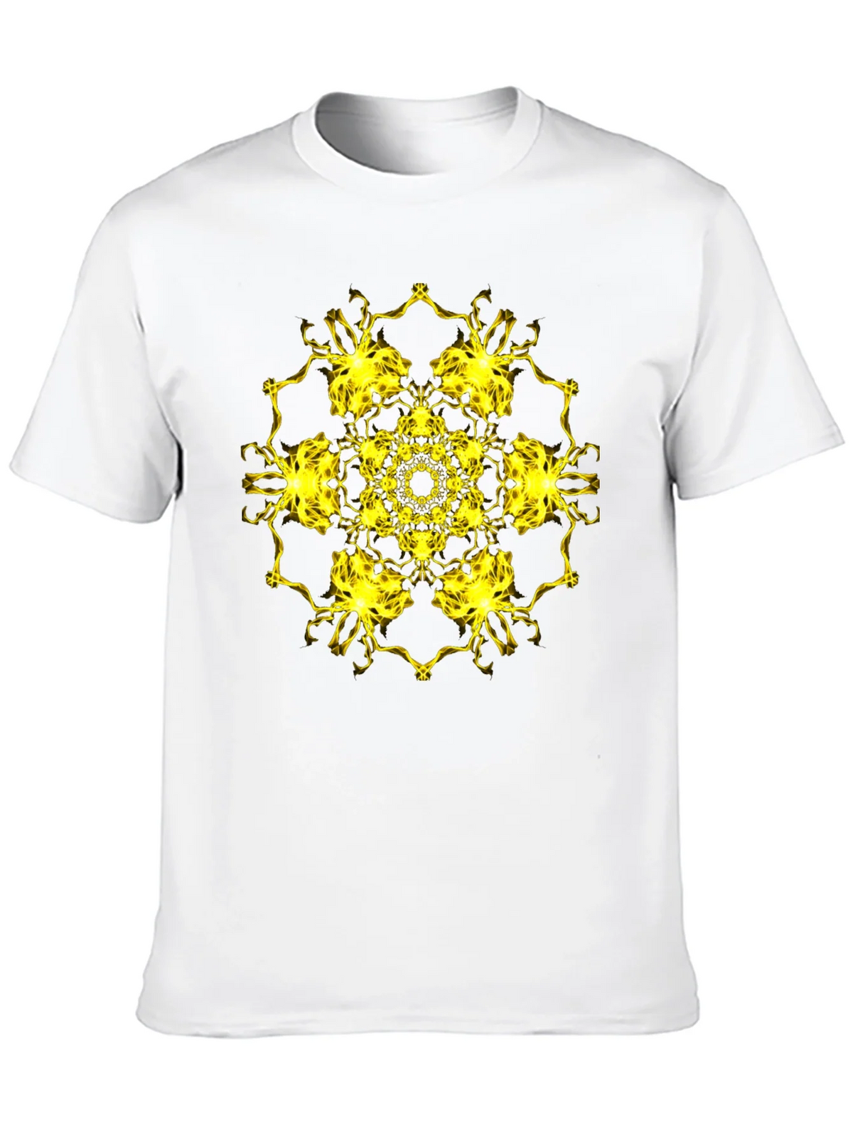 Electric Mandala Graphic Black T-Shirt product image 11