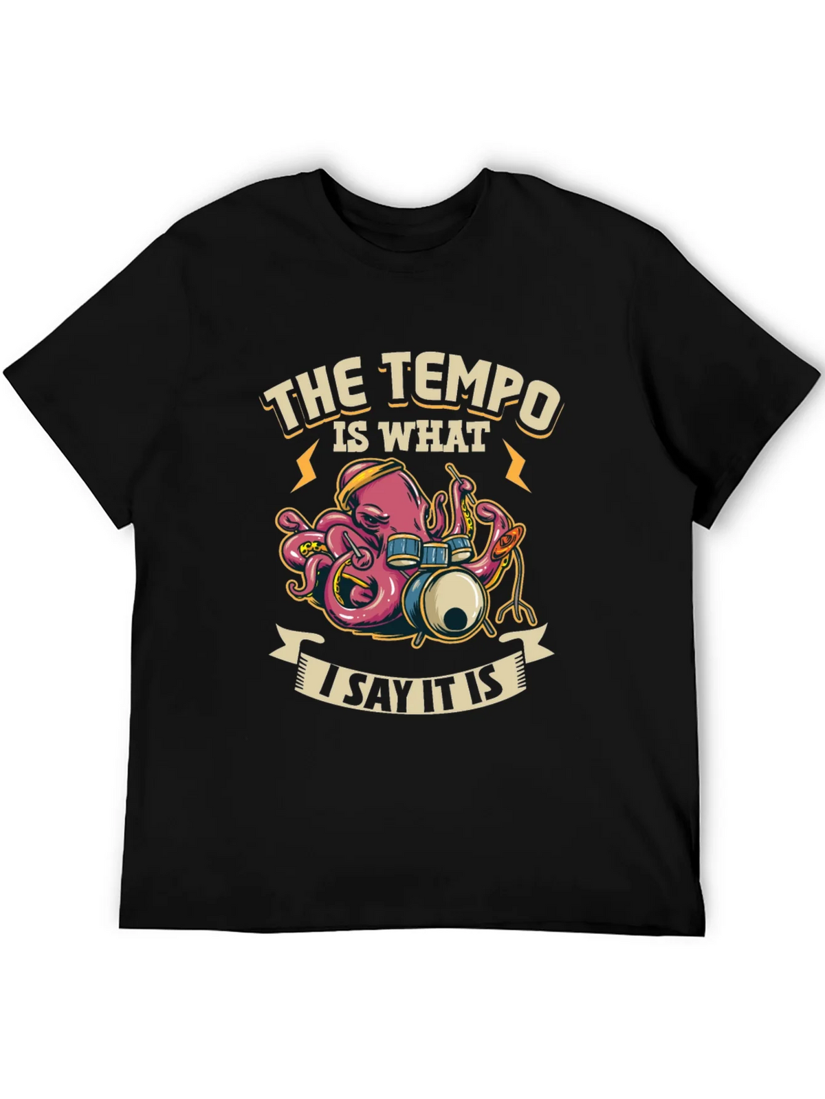 Tempo Octopus Drummer T-Shirt product image 8