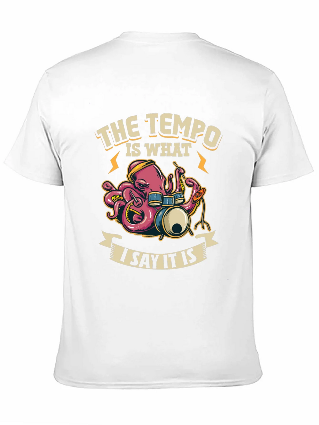 Tempo Octopus Drummer T-Shirt product image 2