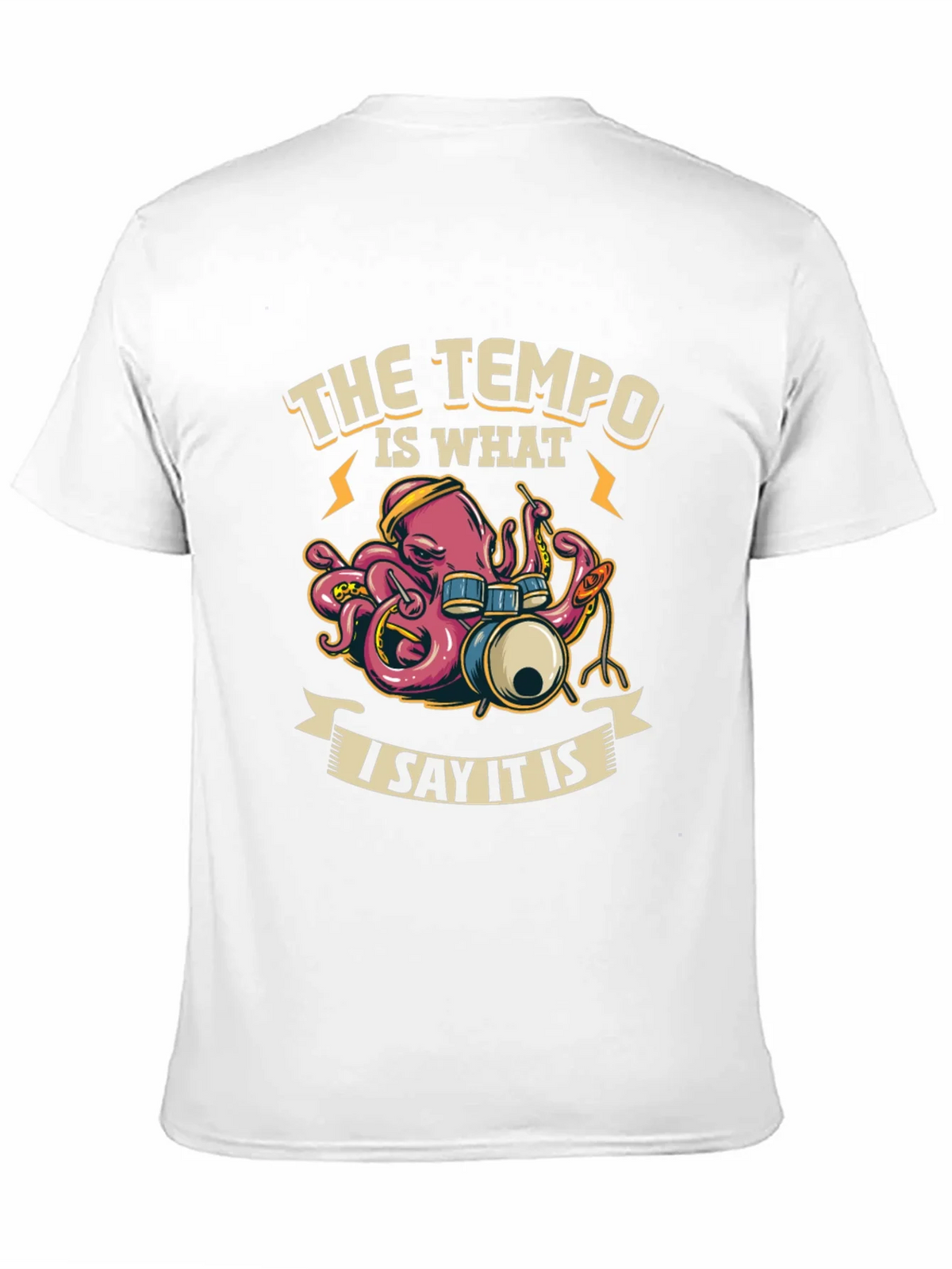 Tempo Octopus Drummer T-Shirt product image 2