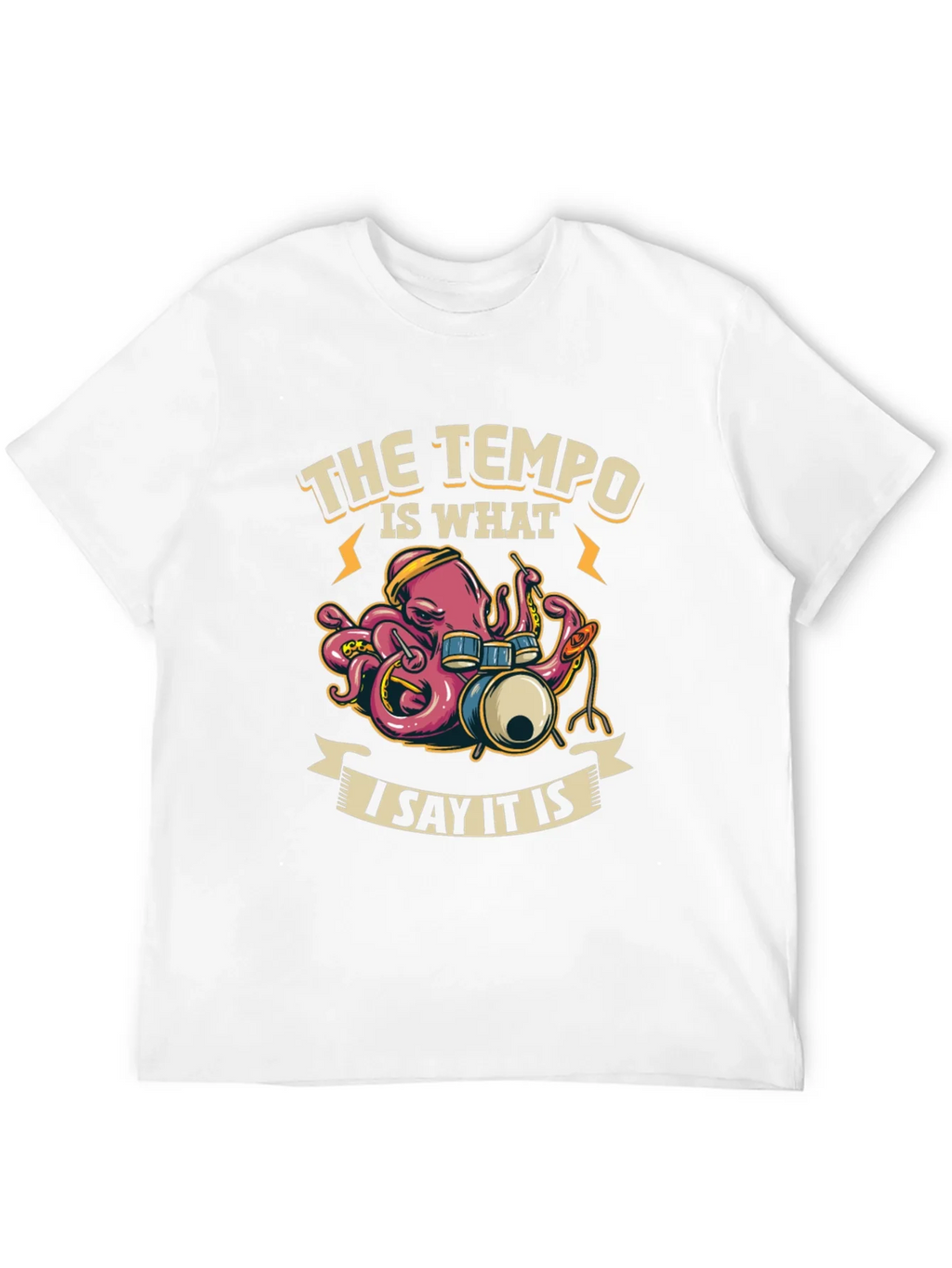 Tempo Octopus Drummer T-Shirt product image 3
