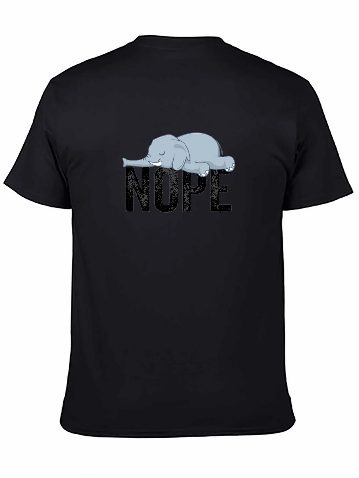 Nope Elephant Graphic T-Shirt - Unisex Relaxed Fit product image 7