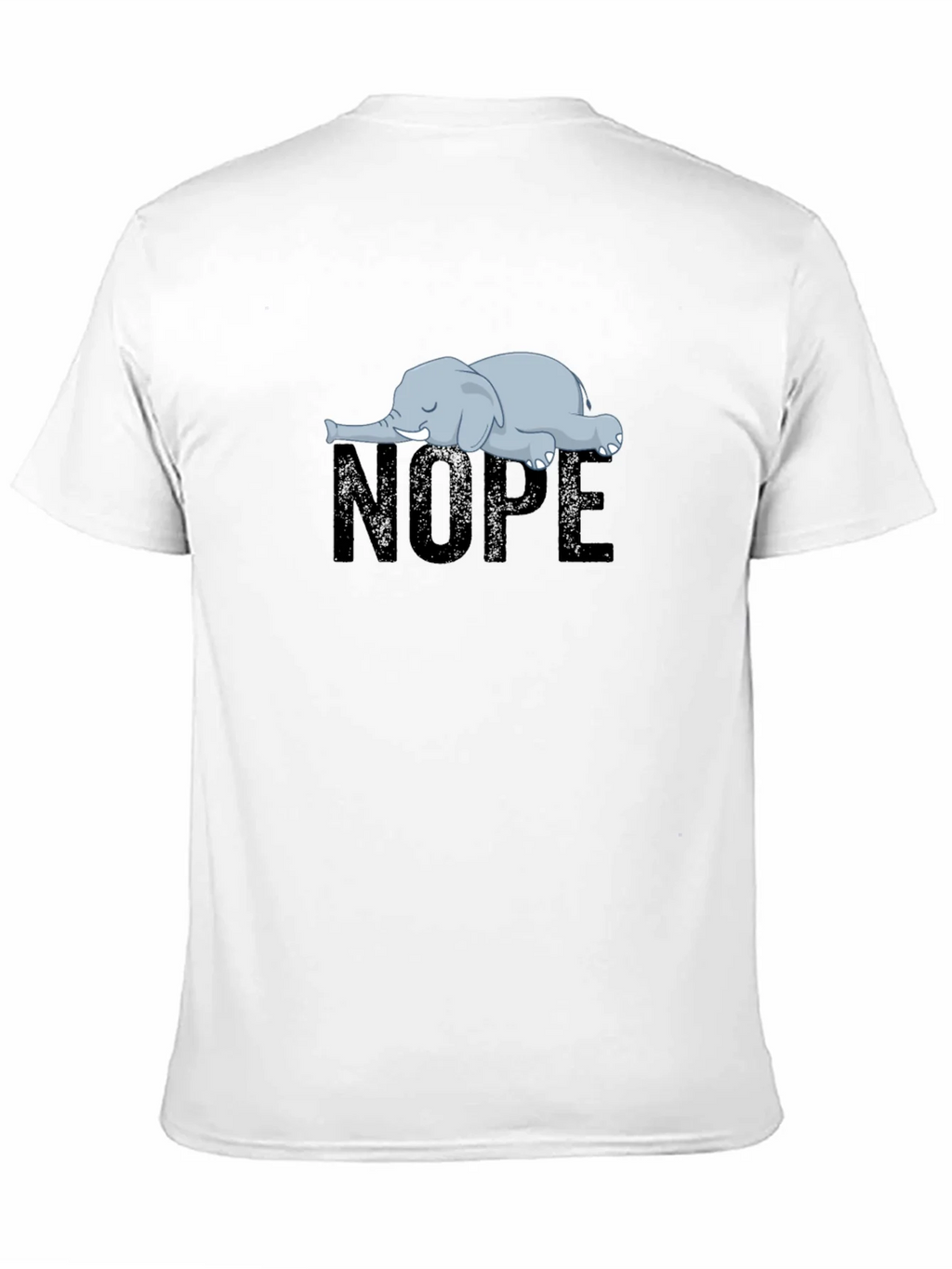 Nope Elephant Graphic T-Shirt - Unisex Relaxed Fit product image 2