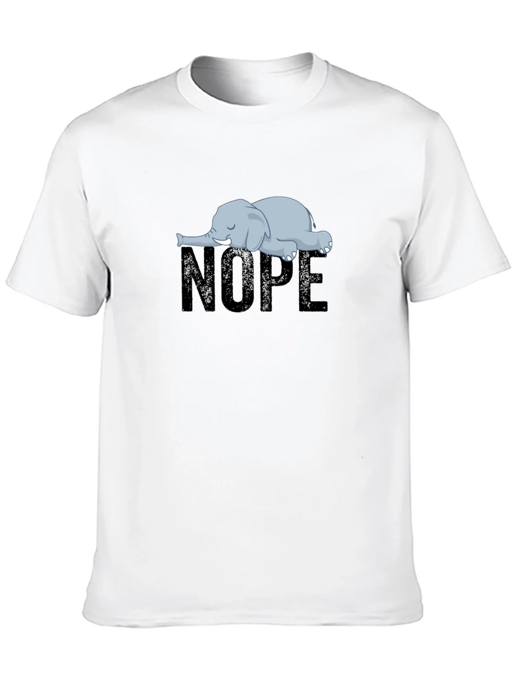 Nope Elephant Graphic T-Shirt - Unisex Relaxed Fit product image 12