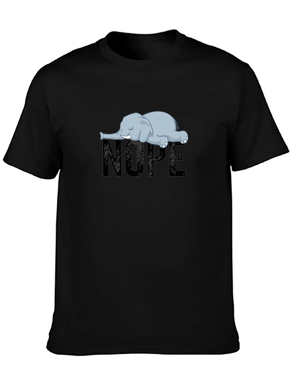 Nope Elephant Graphic T-Shirt - Unisex Relaxed Fit product image 6