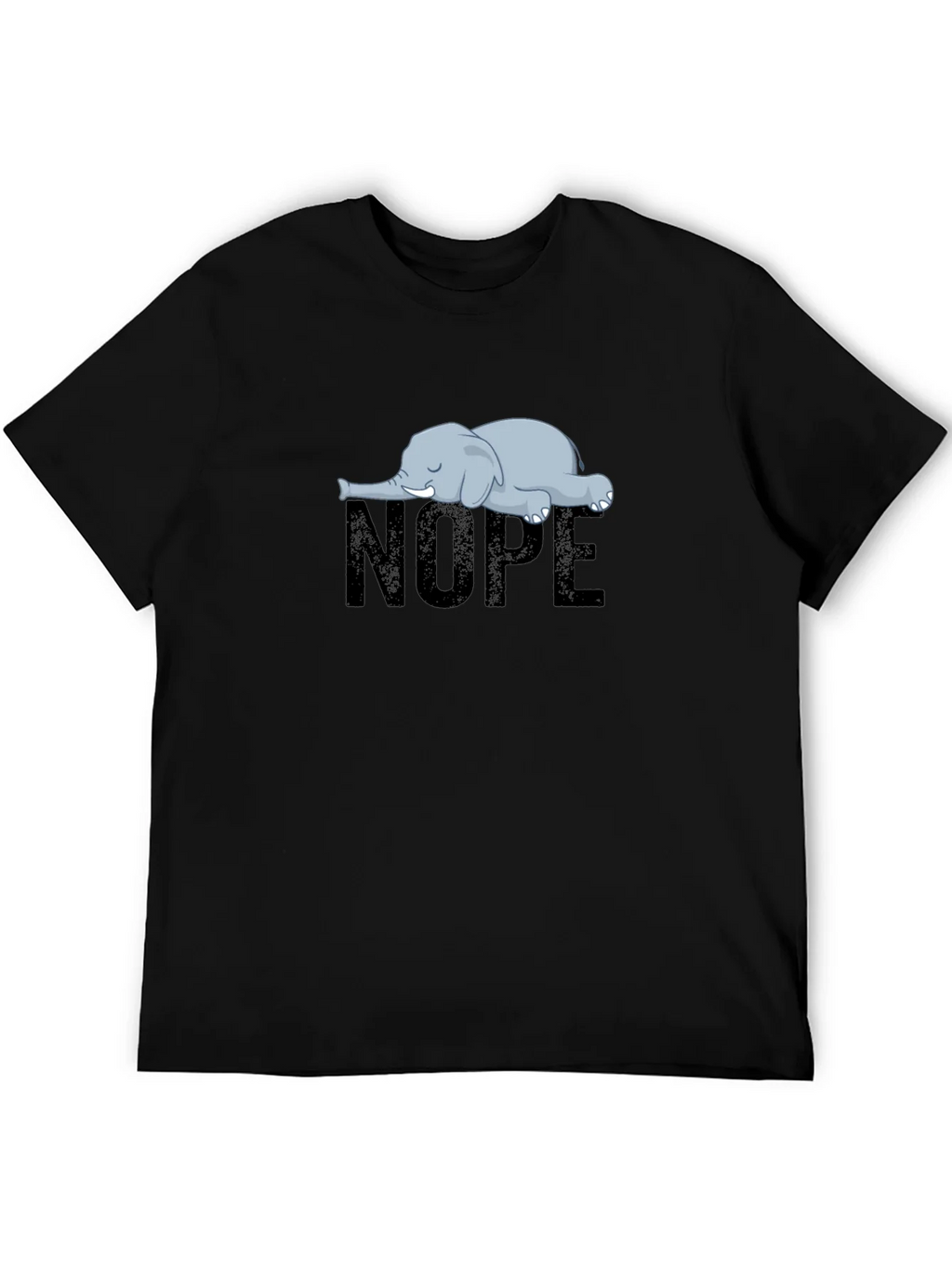 Nope Elephant Graphic T-Shirt - Unisex Relaxed Fit product image 8