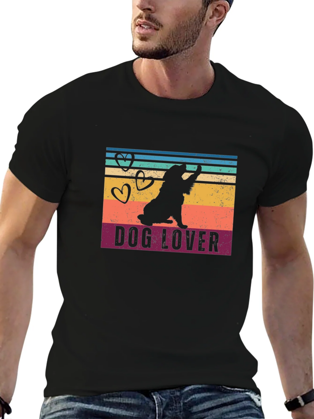 Dog Lover Graphic Tee - Retro Style product image 9