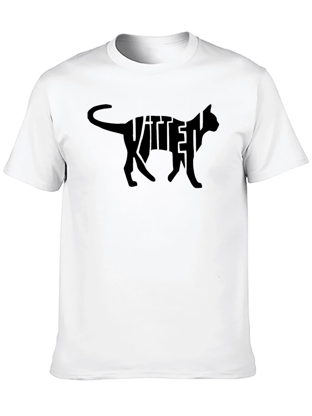 Kitten Cat Silhouette Graphic T-Shirt product image 12