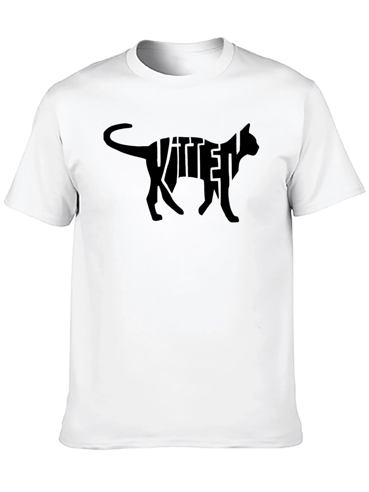 Kitten Cat Silhouette Graphic T-Shirt product image 12